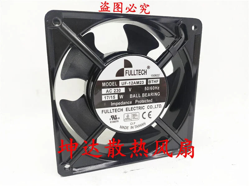 new 1 PCS FULLTECH Fan UF-12AM23 BTHF AC 230V 17/15W 12038 12CM cooling Fan - FULLTECH [1]