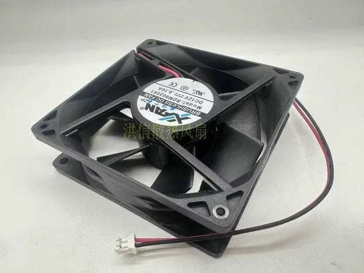 new 1 PCS XFAN Fan DC12V 0.16A 80*25MM 2 WIRE RDM8025S1 FAN - XFAN [1]