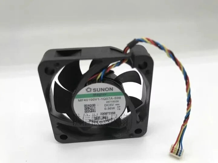 new 1 pcs fan 0.56W 4010 4CM 4 wire MF40100V1-1Q07A-S99 DC5V - KOEED [2]