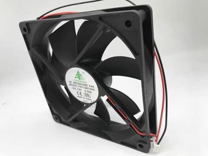 new 1 pcs fan DC12V 0.50A 2wire 12CM 12025 FSY12B12HH - FSY [2]