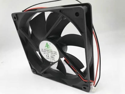 new 1 pcs fan DC12V 0.50A 2wire 12CM 12025 FSY12B12HH - FSY [2]