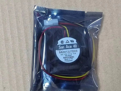 new 1pc Double Ball 3-wire Cooling Fan 9A0412J7D03 DC12V 0.11A 4015 4CM - LAN(VERTICAL) [2]