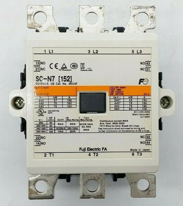new 1pc Fuji Electric SC-N7 SC1FBAA-222 Magnetic Contactor - FUJI ELECTRIC [1]