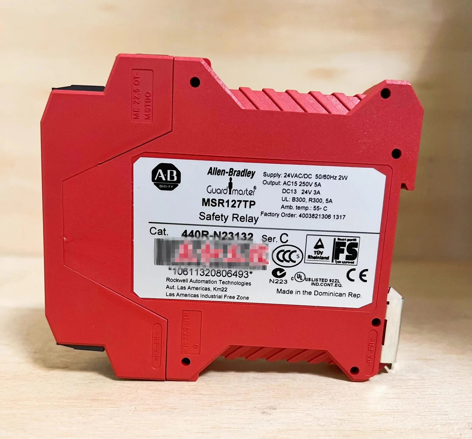 new 1pcs AB Safety Relay MSR127TP 440R-N23132 24vdc - VENDOR [2]
