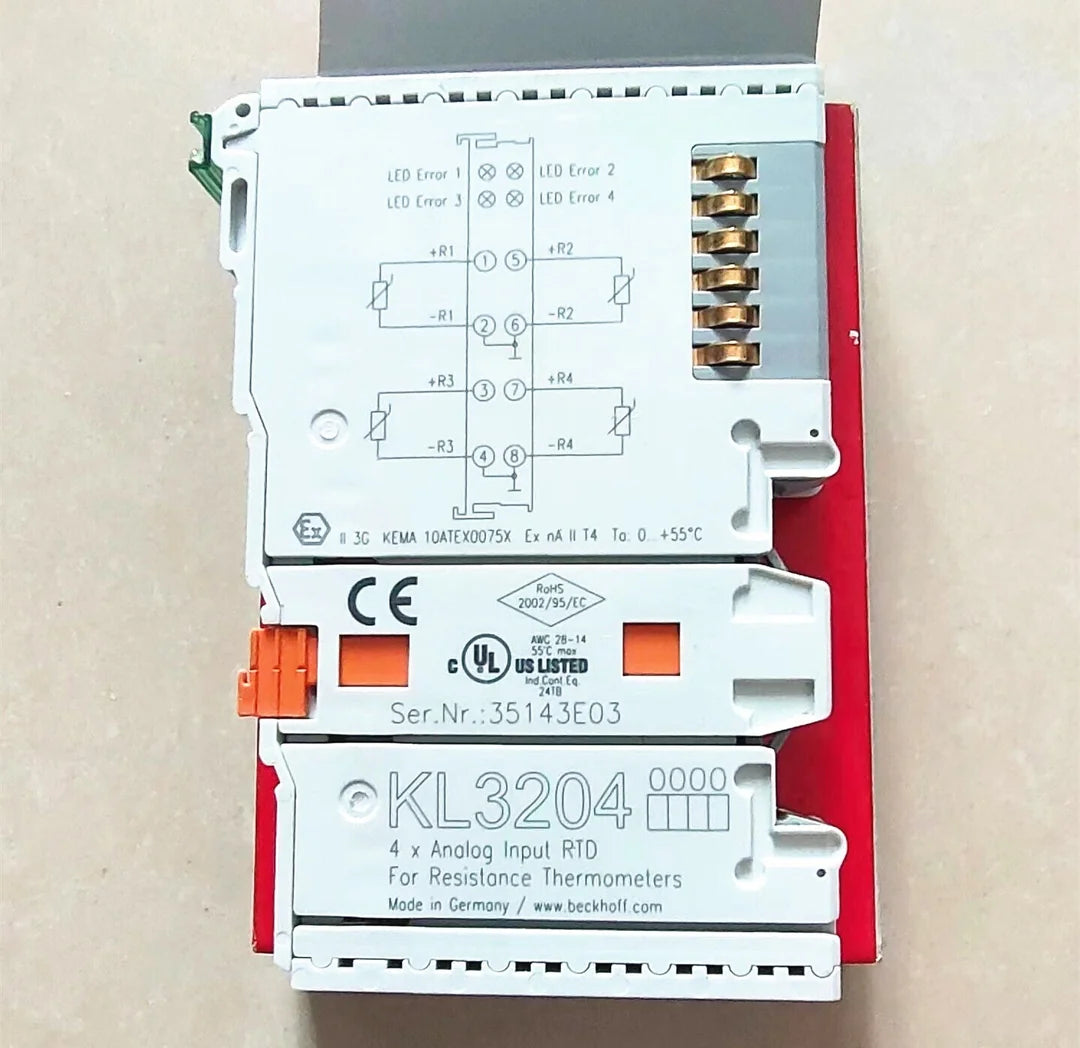 new 1pcs BECKHOFF Module KL3204 Analog Input RID Terminal Module - BECKHOFF [4]