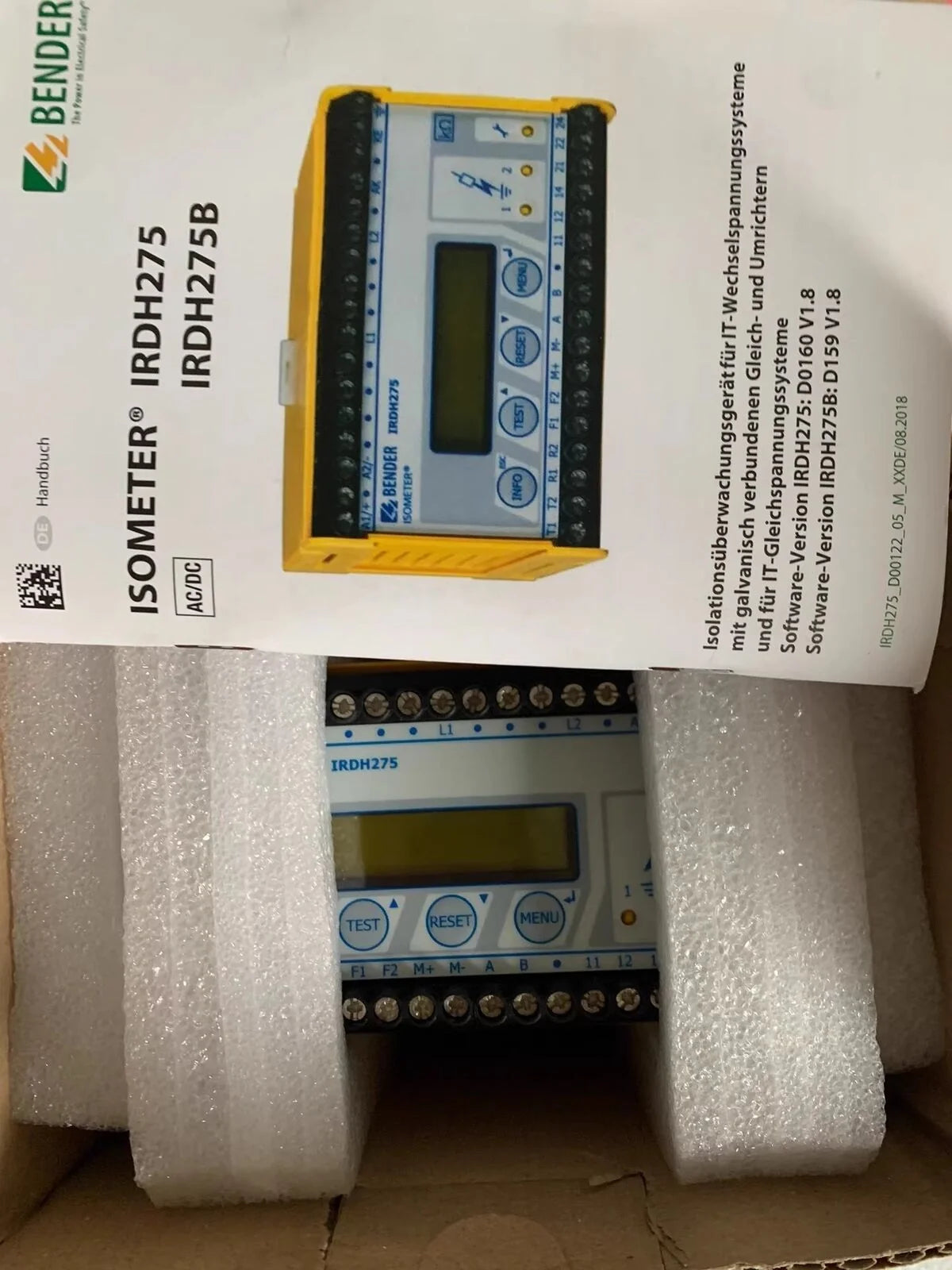 new 1pcs BENDER Insulation Detector IRDH275BM-727 - BENDER [3]