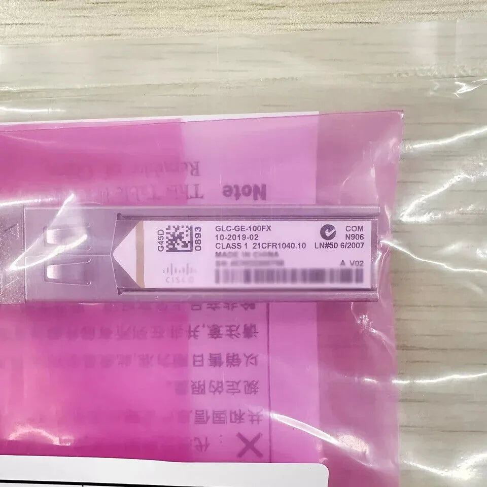 new 1pcs CISCO SFP GLC-GE-100FX 10-2019-02 100Base-FX SFP GBIC Transceiver Module - CISCO [2]