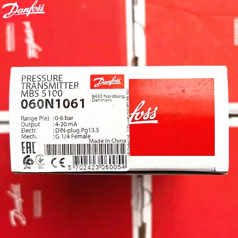 new 1pcs Danfoss MBS5100 060N1061 0-6bar Pressure Transmitter Sensor - DANFOSS [1]