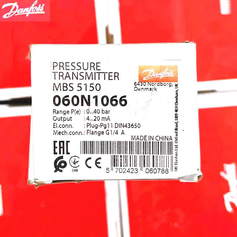 new 1pcs Danfoss MBS5100 060N1066 0-40bar Pressure Transmitter Sensor - DANFOSS [1]