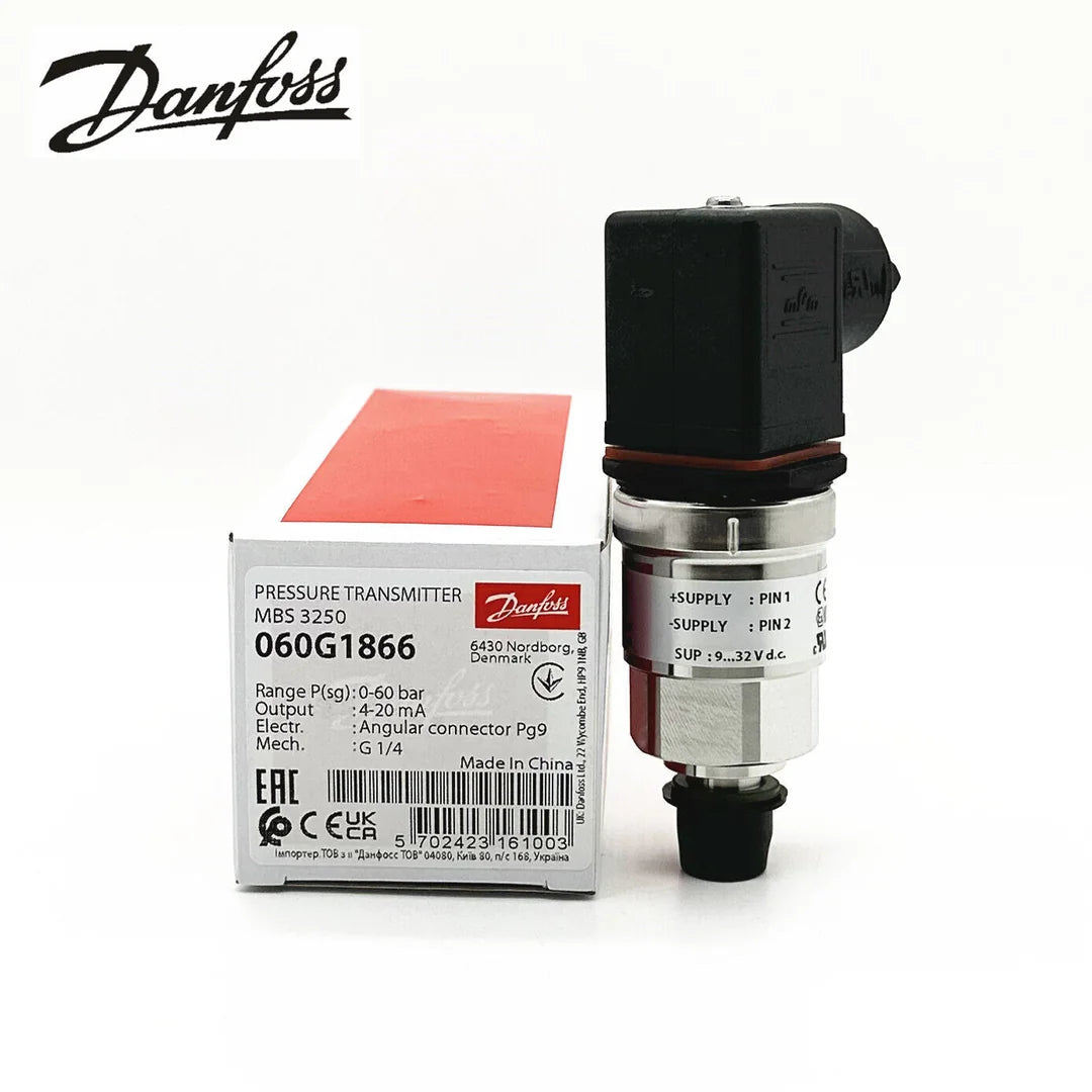 new 1pcs Danfoss Pressure Transmitter Sensor MBS3250 060G1866 0-60bar - DANFOSS [2]