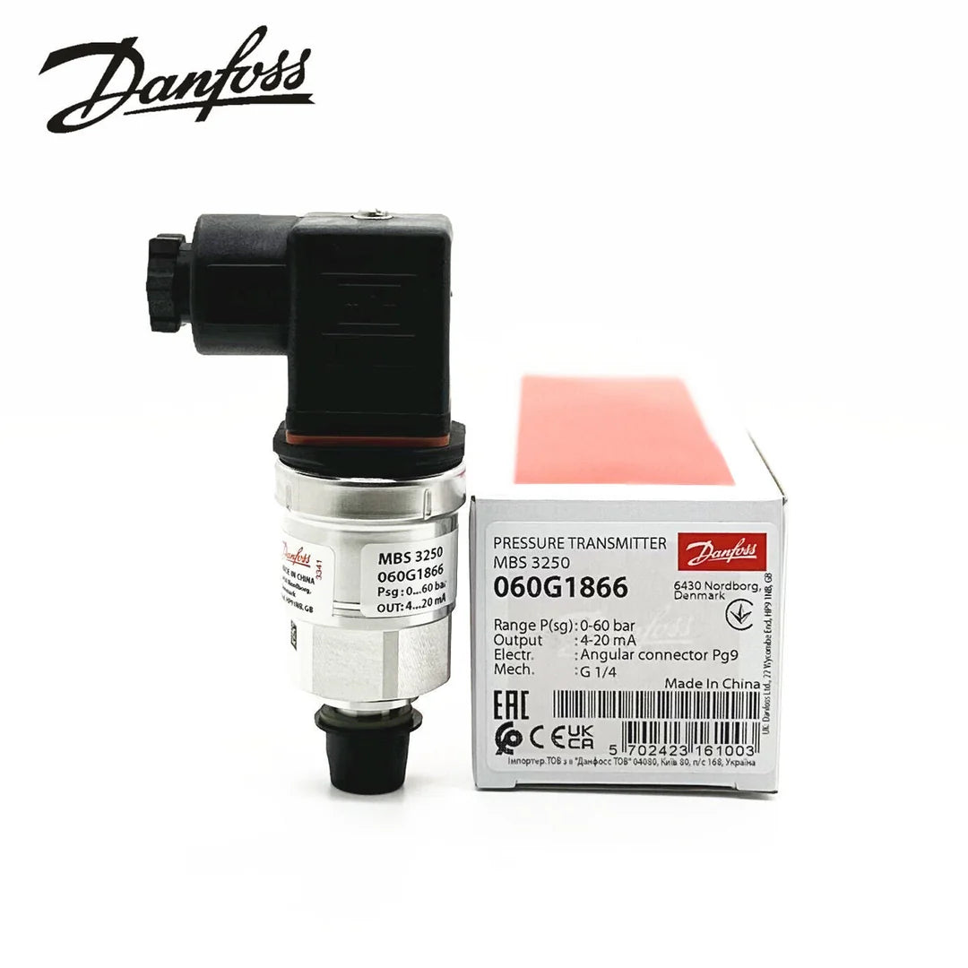 new 1pcs Danfoss Pressure Transmitter Sensor MBS3250 060G1866 0-60bar - DANFOSS [4]