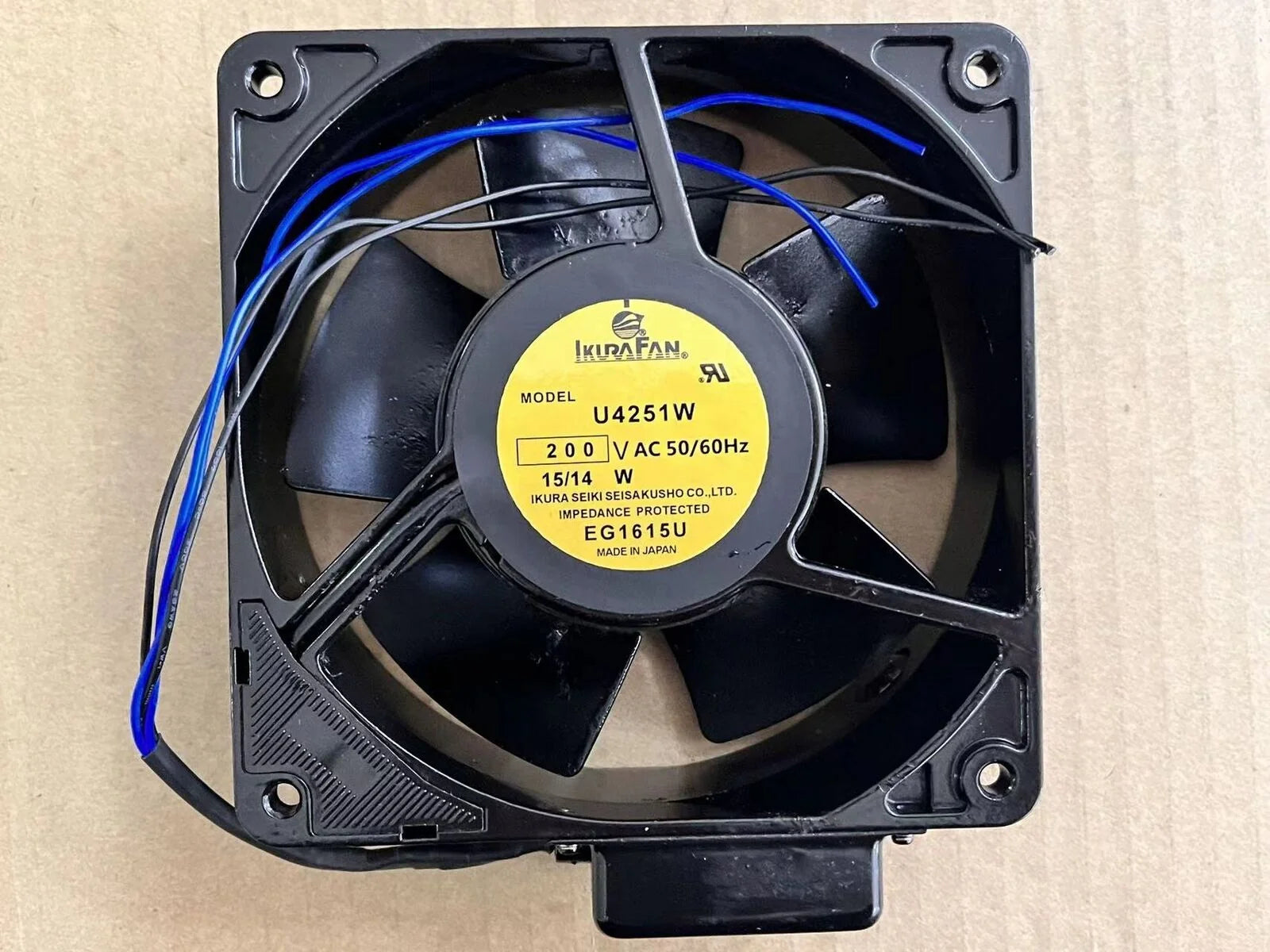 new 1pcs IKURA U4251W 200 220V 15 14W 12025 with sensor fan - IKURA [6]