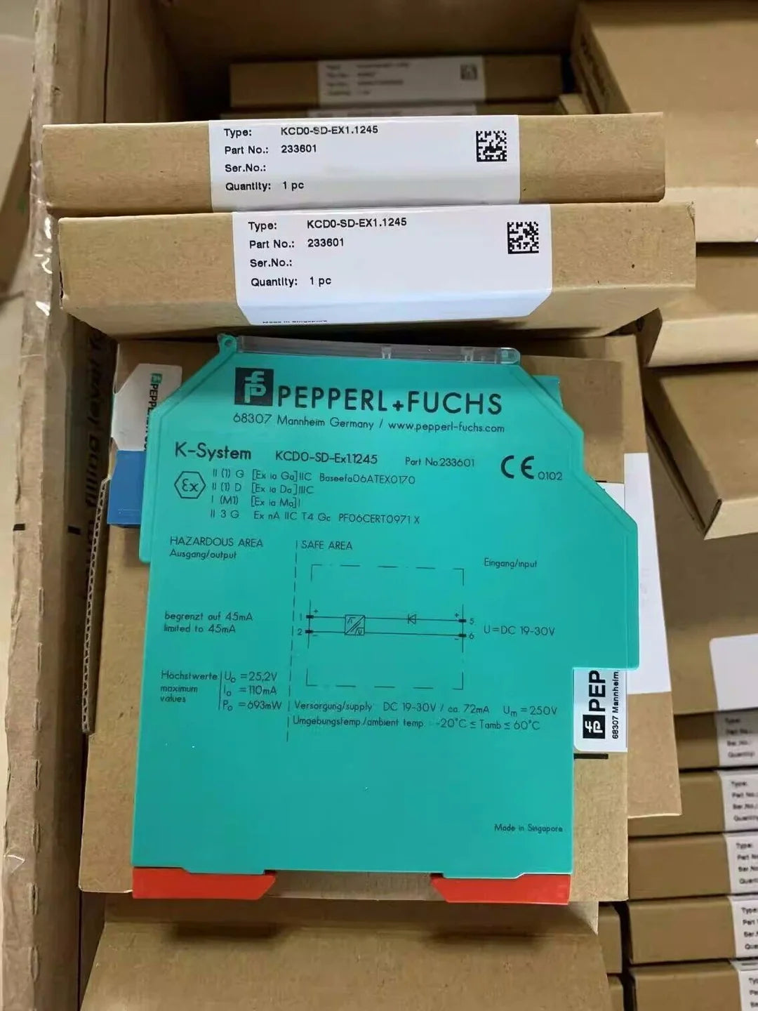 new 1pcs PEPPERL+FUCHS Safety Barrier KCD0-SD-EX1.1245 Switching Amplifier - PEPPERL+FUCHS [3]