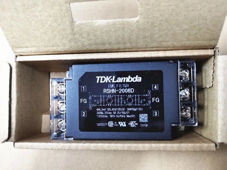 new 1pcs TDK Lambda RSHN-2006D High Attenuation Single Phase Power Filter 6A 250V - KOEED [3]