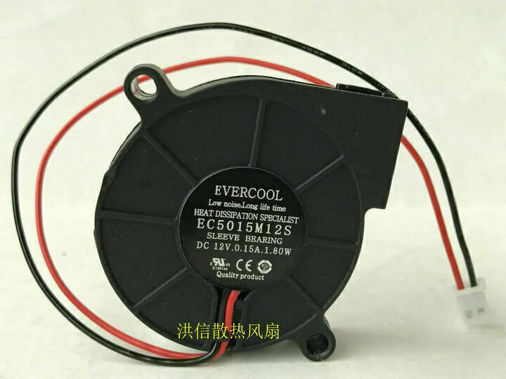 new 1pcs Turbo-blower fan EC5015M12S 12V 0.15A 1.80W 2-wire - OMRON [1]