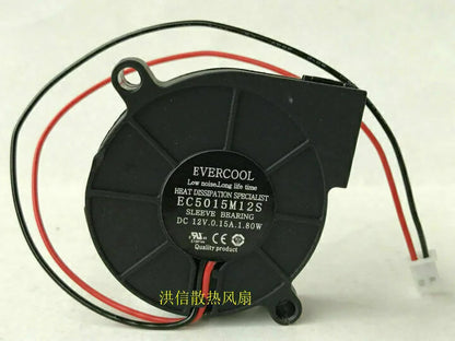 new 1pcs Turbo-blower fan EC5015M12S 12V 0.15A 1.80W 2-wire - OMRON [1]