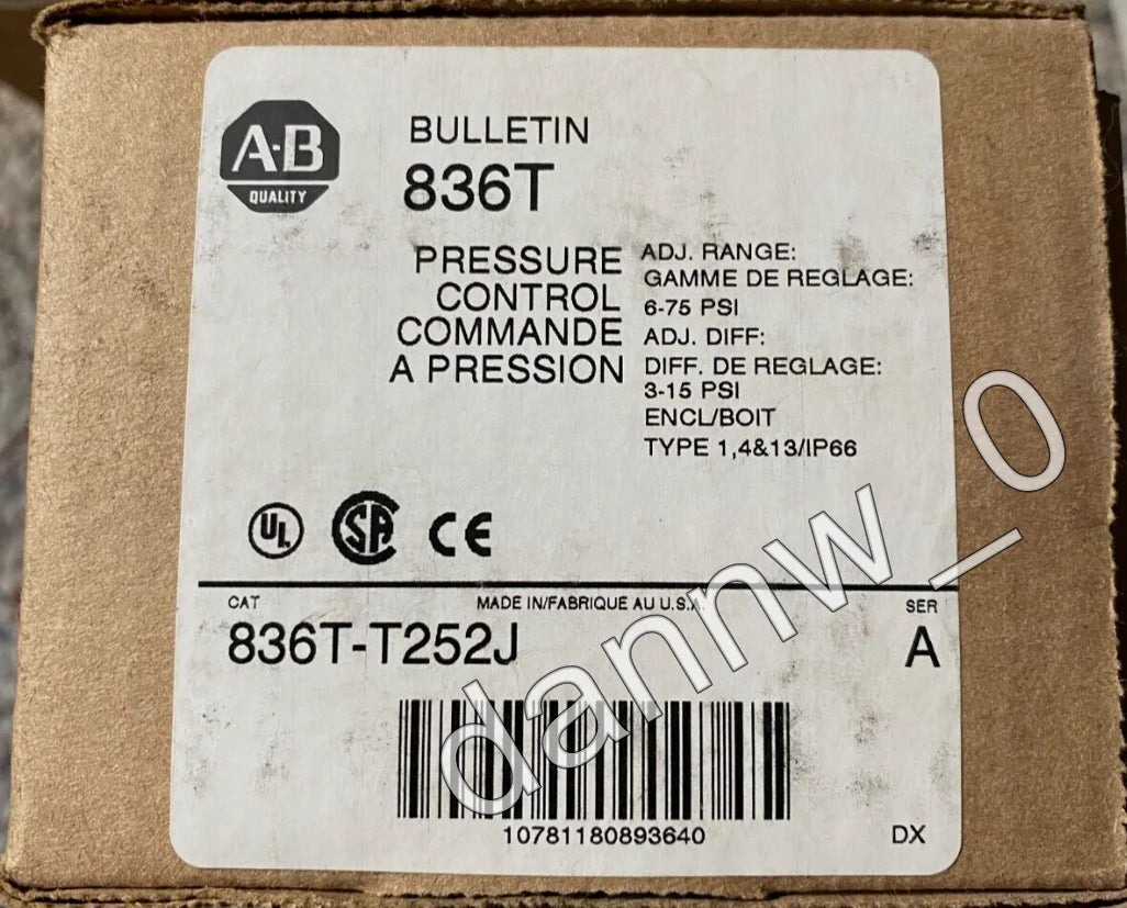 new AB 836T-T252J Pressure Control - OMRON [2]