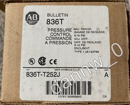 new AB 836T-T252J Pressure Control - OMRON [2]