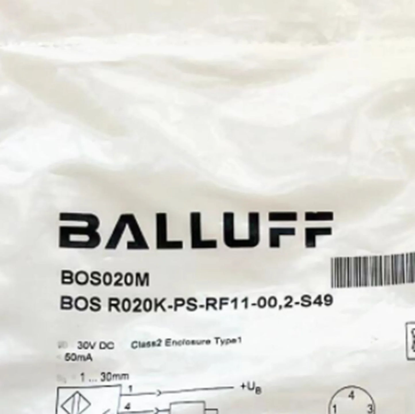 new BALLUFF BOS R020K-PS-RF11-00 2-S49 Diffuse Sensor - BALLUFF [1]
