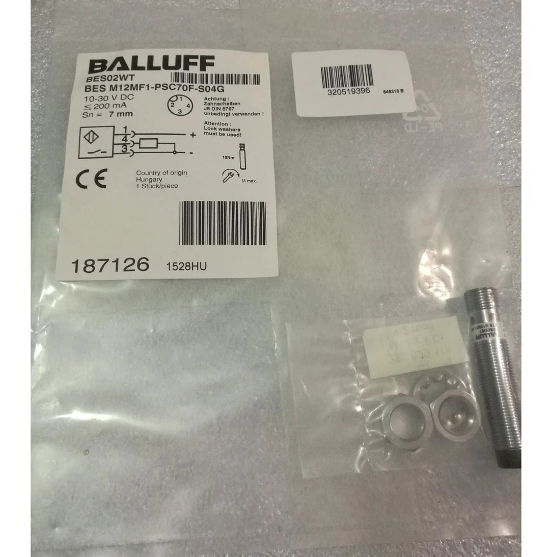 new BALLUFF Proximity Switch M12MF1-PSC70F-S04G Fast - BALLUFF [1]