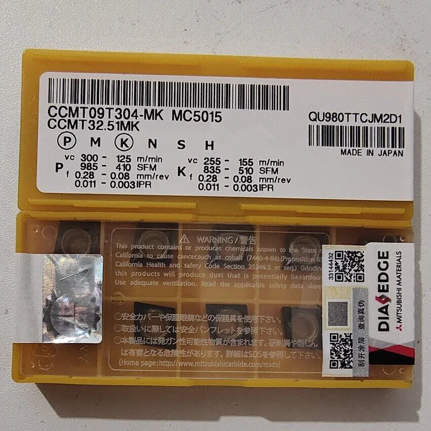 new CCMT09T304-MK MC5015 CCMT32.51 MITSUBISHI CNC Turning Carbide inserts - MITSUBISHI [2]
