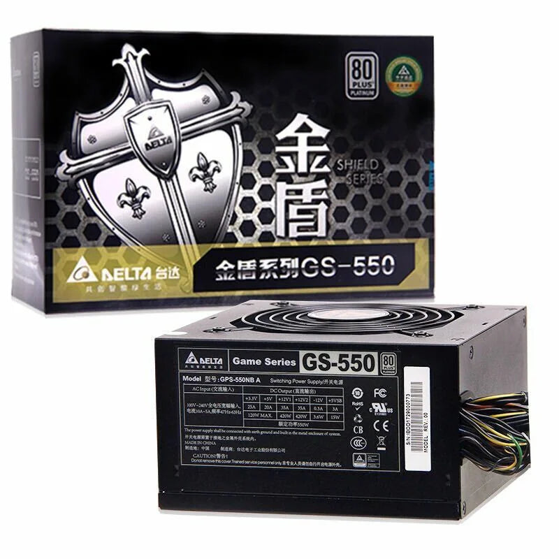 new Delta Platinum 550W Jindun GS550 Desktop Computer Power Supply - DELTA [5]