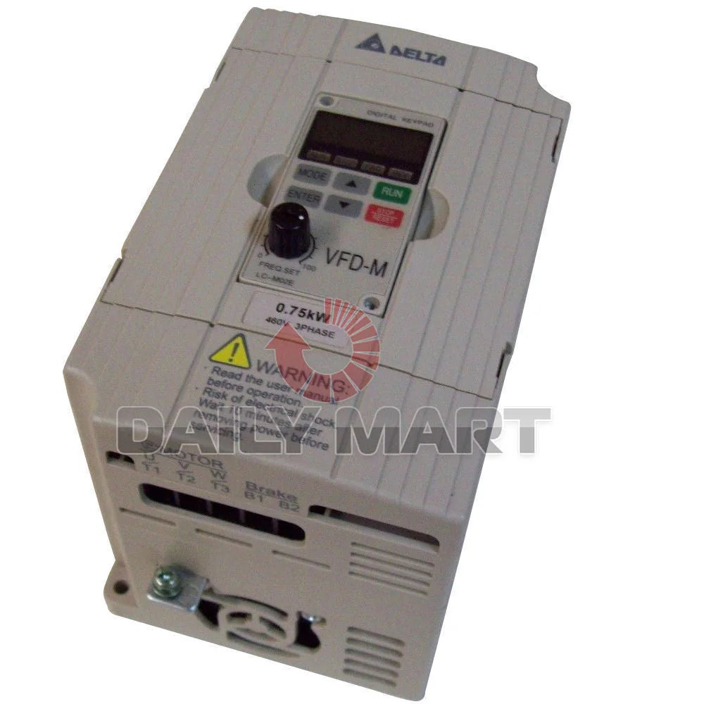 new Delta VFD007M43B PLC 0.75KW 460V Three Phase Sensorless Vector Micro AC Drive - DELTA [4]