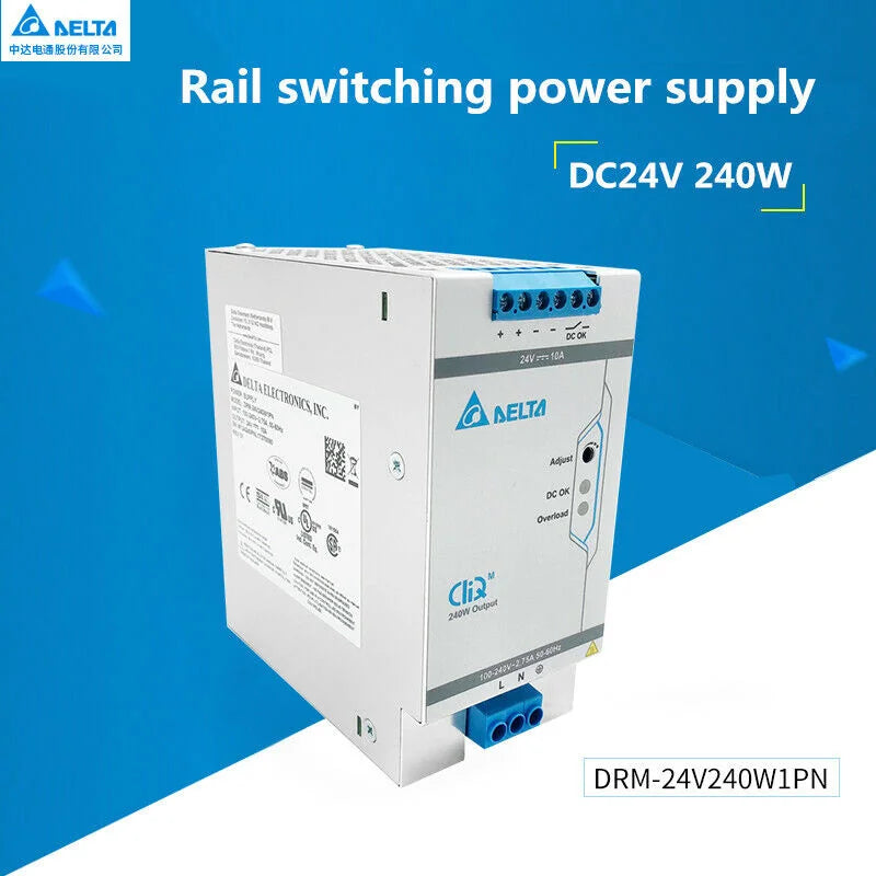new Delta rail switching power supply DRM-24V240W1PN DC 24V 240W - DELTA [5]
