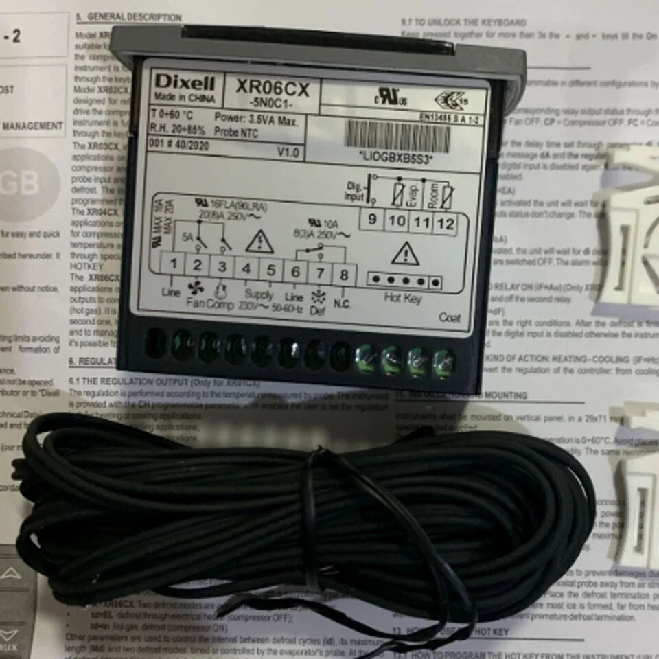 new Dixell XR06CX-5N0C1 Digital Thermostat Controller Defrost Fans For Refrigerating - DIXELL [2]