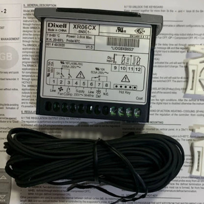 new Dixell XR06CX-5N0C1 Digital Thermostat Controller Defrost Fans For Refrigerating - DIXELL [2]
