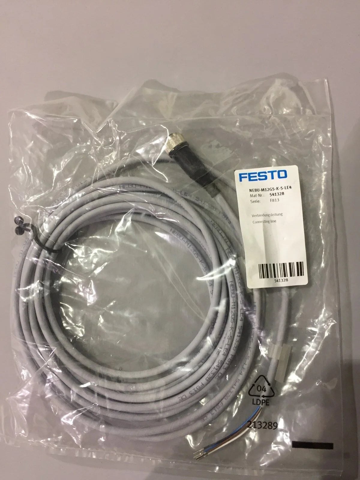 new FESTO NEBU-M12G5-K-5-LE4 541328 - WESTLEGO FESTO [2]