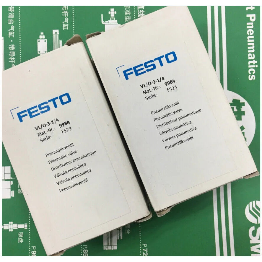 new FESTO VL/O-3-1/4 9984 Air control valve, high efficiency, reliable performance, industrial grade application - FESTO [3]