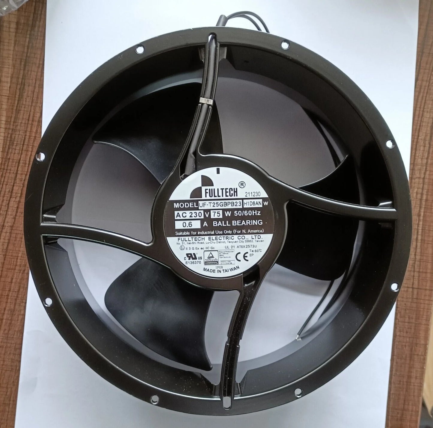 new FULLTECH UF-T25GBPB23H1D8AN IP68 waterproof axial flow fan Explosion-proof fan - FULLTECH [1]