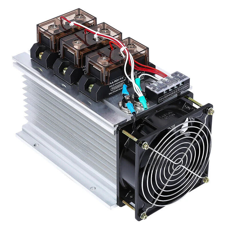 new FULRD industrial three-phase AC solid state relay 200AH3200Z FH3200ZF radiator - FULRD [3]