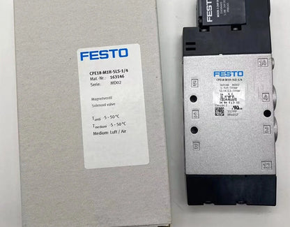 new Festo CPE18-M1H-5LS-1/4 163146 Solenoid Valve - FESTO [3]