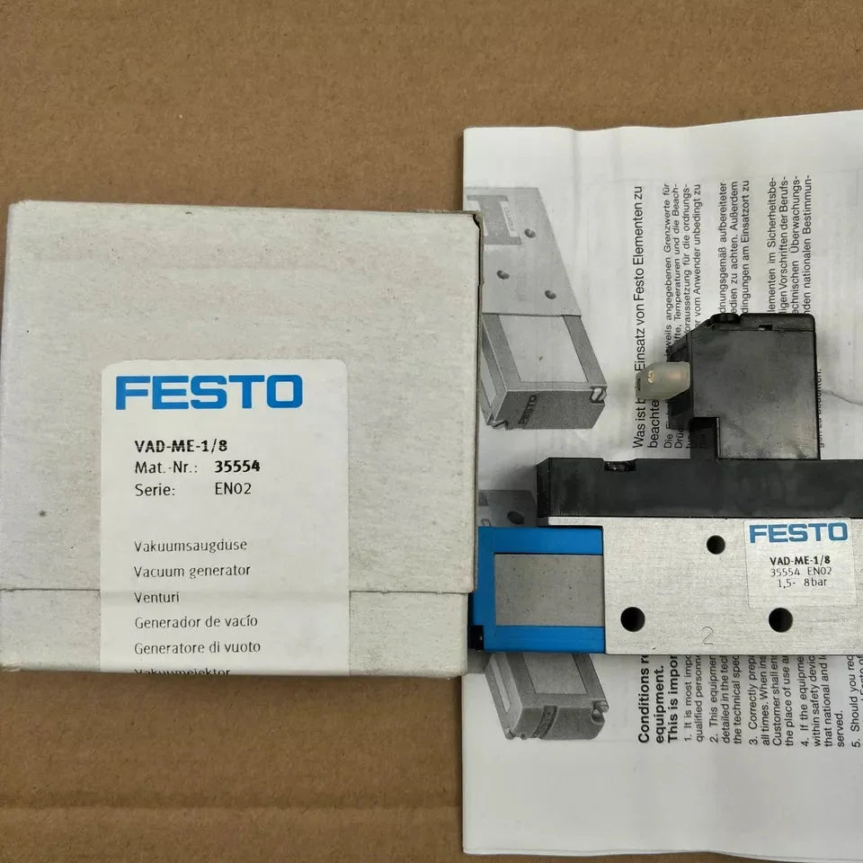 new Festo VAD-ME-1/8 35554 Vacuum Generator One VADME1/8 - FESTO [1]