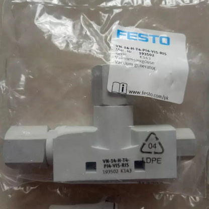 new Festo VN-14-H-T4-PI4-VI5-RI5 193502 Vacuum Generator One - FESTO [1]