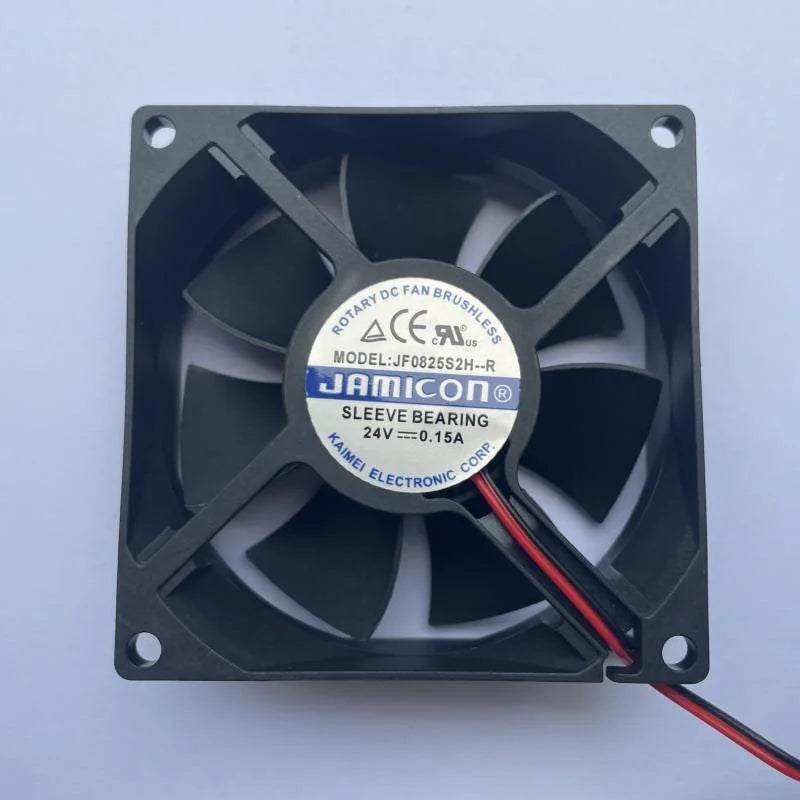 new For Jamicon 8025 Inverter Silent Fan 24V 0.15A JF0825S2H-R 2 Lines Cooling Fan - KOEED [1]
