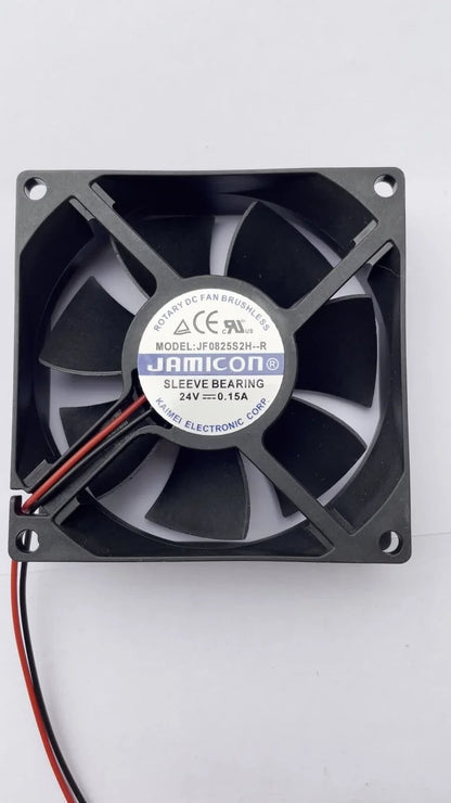 new For Jamicon 8025 Inverter Silent Fan 24V 0.15A JF0825S2H-R 2 Lines Cooling Fan - KOEED [6]
