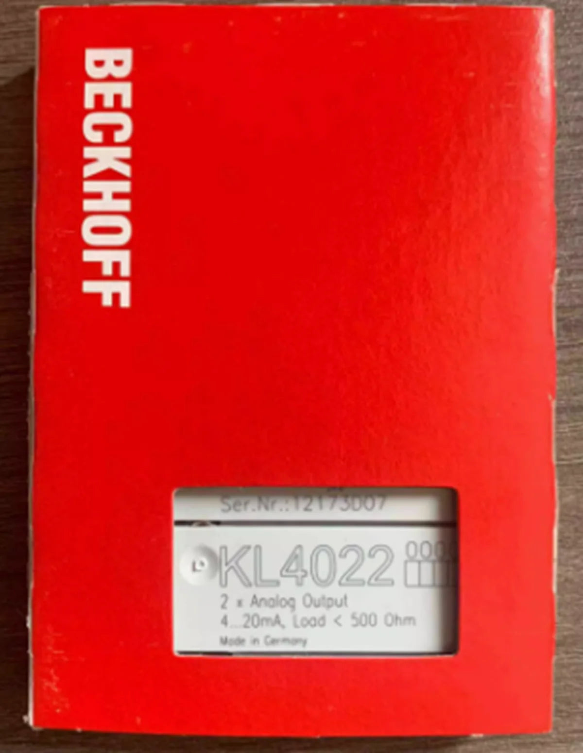 new In Box Beckhoff KL4022 professional industrial equipment with KL4022 model - BECKHOFF [1]