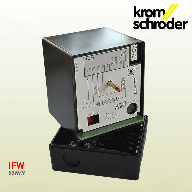 new KROM flame monitor IFW15-T IFW50W/R fire detection signal switch - KROM [3]