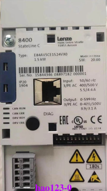new LENZE E84AVSCE1524VX0 INVERTER DRIVE E84AVSCE1524VX0 PING - LENZE [2]