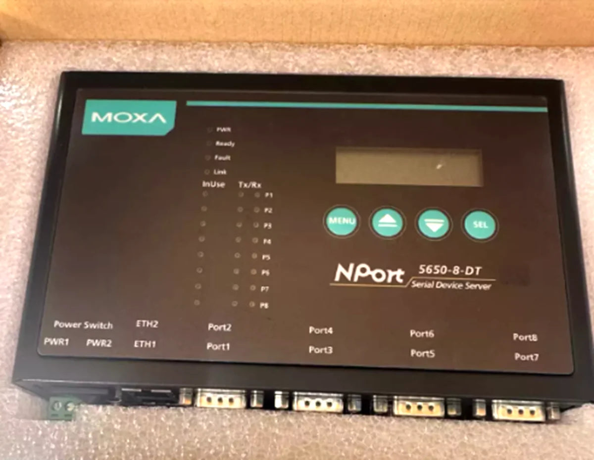 new MOXA NPORT 5650-8-DT RS232 422 485 Device Server - MOXA [1]