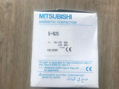 new Mitsubishi S-N25 AC110V Magnetic Contactor 1PC SN25 - MITSUBISHI [1]