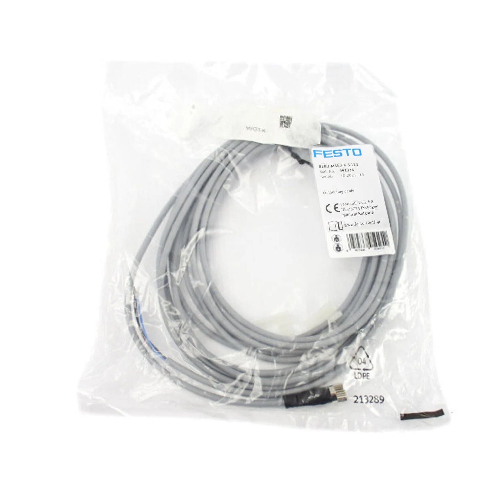 new ONE FESTO 541334 NEBU-M8G3-K-5-LE3 connecting cable - FESTO [1]