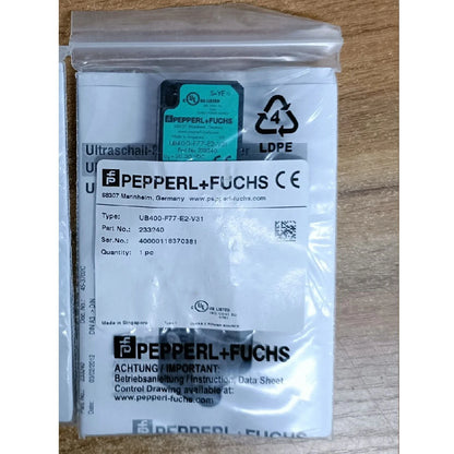 new ONE FOR Pepperl+Fuchs Ultrasound Sensor UB400-F77-E2-V31 - High-Precision Echo Location Device - PEPPERL+FUCHS [5]