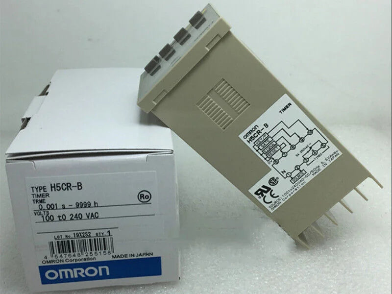 new Omron H5CR-B 100-240VAC Timer One H5CRB - OMRON [1]