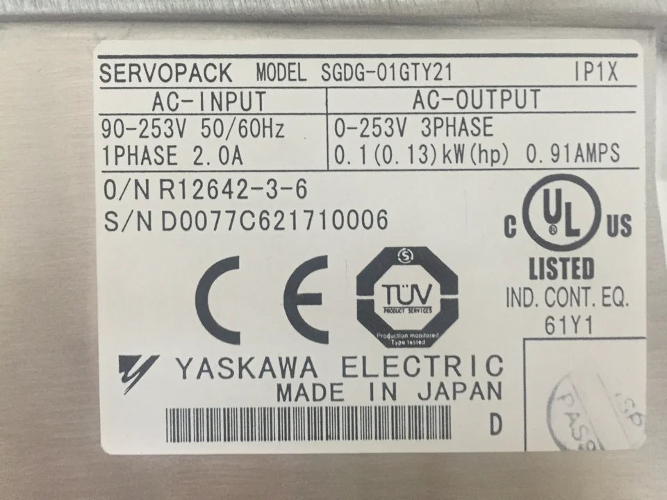new One Yaskawa SGDG-01GTY21 Server Driver - YASKAWA [2]