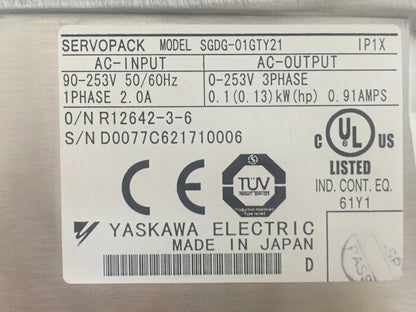 new One Yaskawa SGDG-01GTY21 Server Driver - YASKAWA [2]
