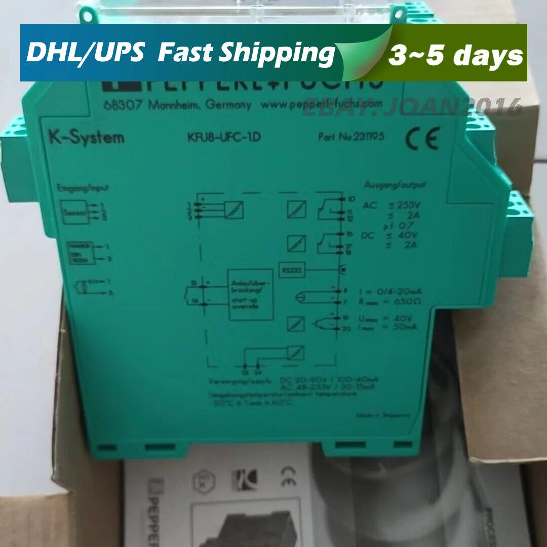 new Pepperl+Fuchs KFU8-UFC-1.D signal isolator safety barrier - PEPPERL+FUCHS [4]